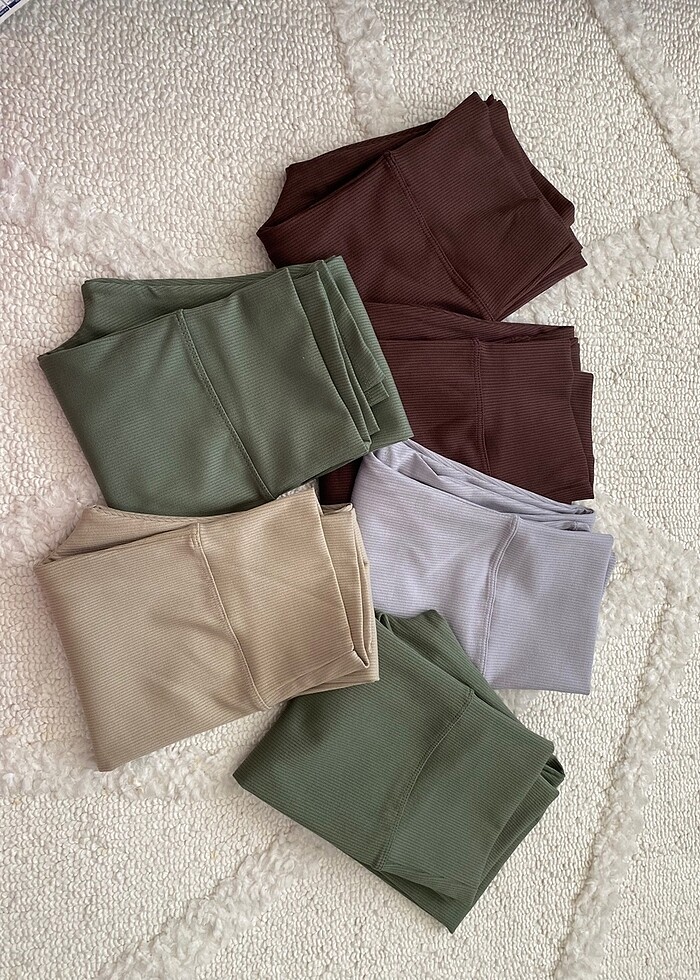 Yüksel bel yumuşacık fitilli tayt - Görsel 4