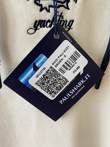 Paul&Shark kapüşonlu sweatshirt - Görsel 4