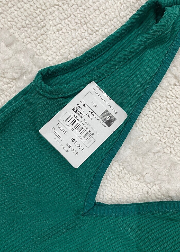 Derin v yaka crop - Görsel 3