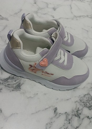 Kinetix Kız Çocuk Beyaz Pastel Sneaker Velcro