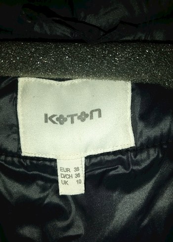 Kadın Siyah mont - Görsel 4