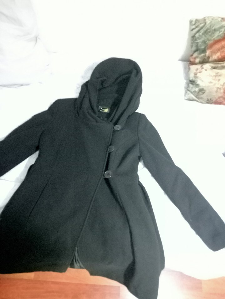 kadın kaşe kaban - Görsel 3