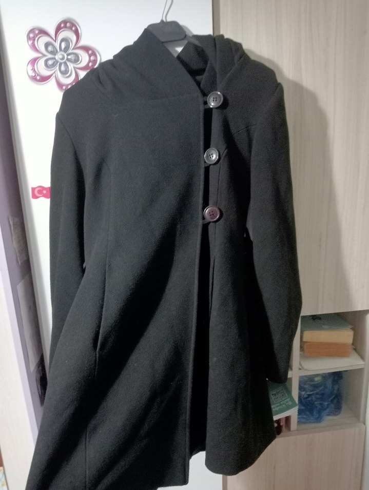 kadın kaşe kaban - Görsel 2