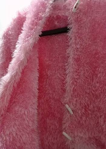 kız çocuk tüylü mont - Görsel 6