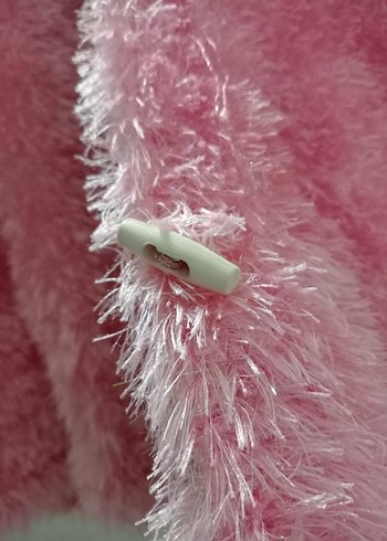 kız çocuk tüylü mont - Görsel 5