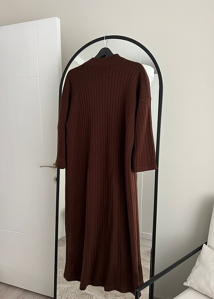 Triko uzun elbise - Görsel 4