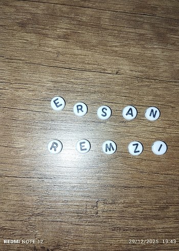 Renkli Harfli bileklik - Görsel 3