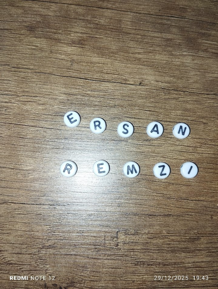 Renkli Harfli bileklik - Görsel 3