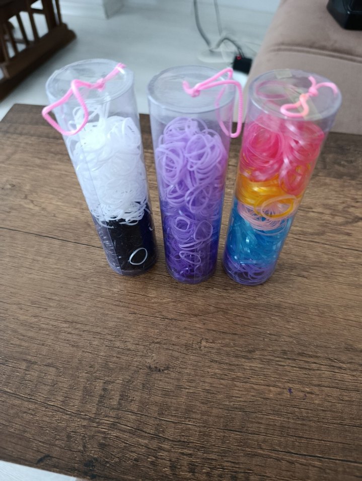 Çok Renkli Elastik Çocuk Saç Lastiği Seti - Görsel 2