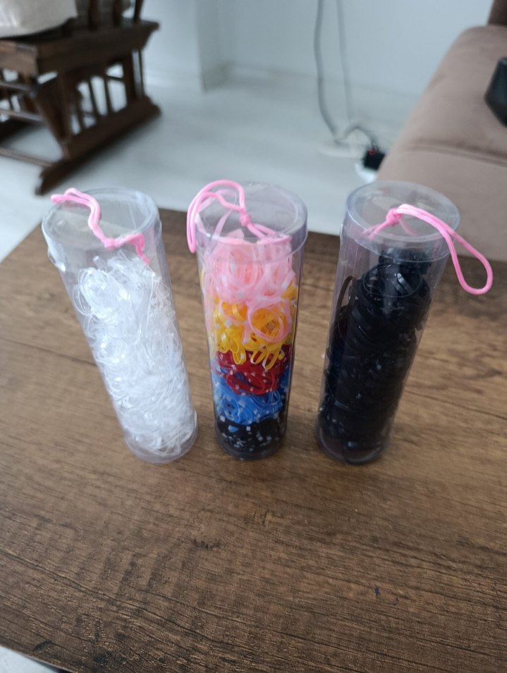 Çok Renkli Lastikli Çocuk Saç Bantları - Görsel 2