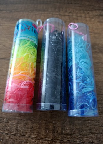 Renkli Lastikli Çocuk Saç Tokaları - Görsel 2
