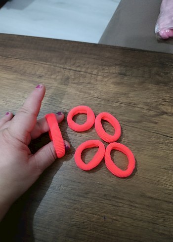 Renkli Elastik Kız Çocuk Saç Tokası - Görsel 2