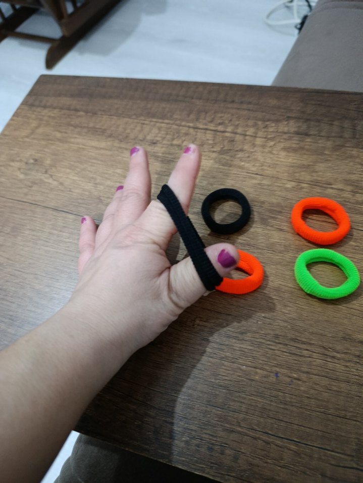 Renkli Elastik Saç Tokaları - Görsel 2