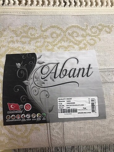  Beden altın Renk Yün halı