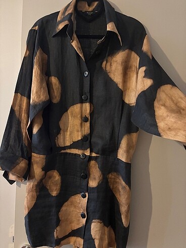s Beden kahverengi Renk Massimo Dutti Elbise