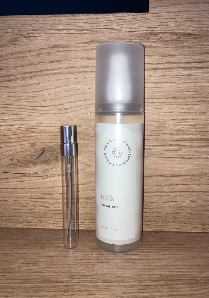 bath and body works milk 10 ml - Görsel 2