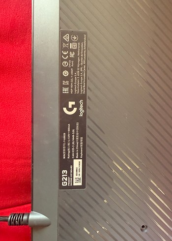 Logitech G213 Klavye Q Klavye Oyuncu Klavyesi - Görsel 3