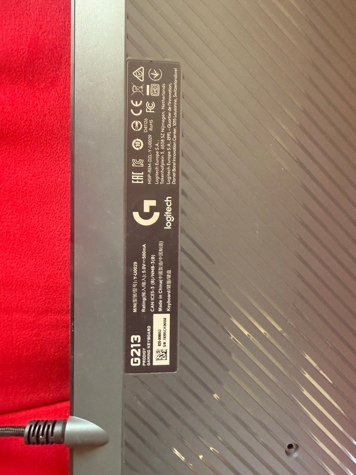 Logitech G213 Klavye Q Klavye Oyuncu Klavyesi - Görsel 3