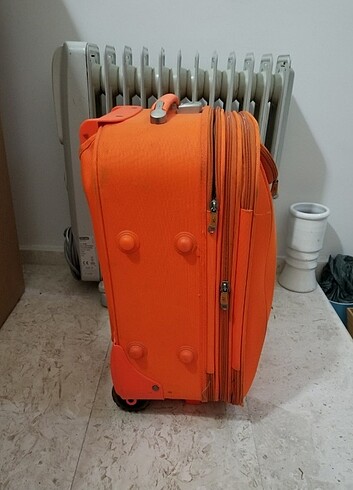 Beden turuncu Renk Küçük Boy Bavul Valiz Seyahat Çantası