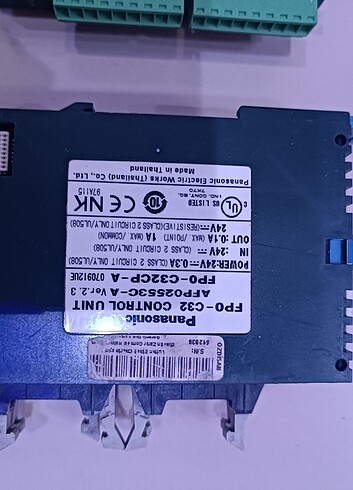 Panasonic Panasonic FP0-A04V Dönüştürücü Modül Ünitesi AFP04121 G Ç fp0a04