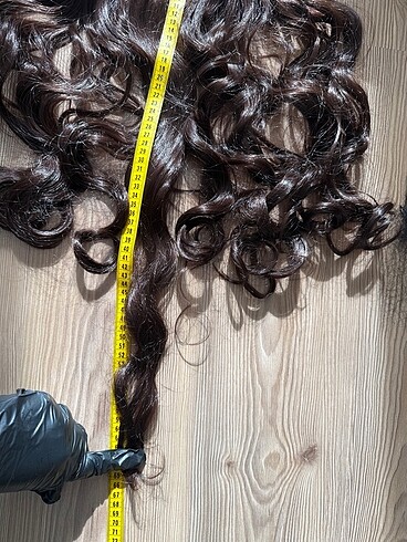 Gerçek görünümlü Peruk Yapay Saç Kahverengi - Görsel 6