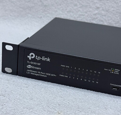 Tp-Link TpLink TL-SX3016F 16 Port Yönetimli Switch