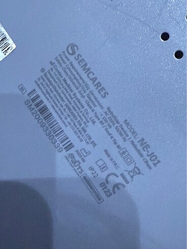 Semcares NE-J01 Kompresörlü Nebülizatör Nebulizatör - Görsel 4