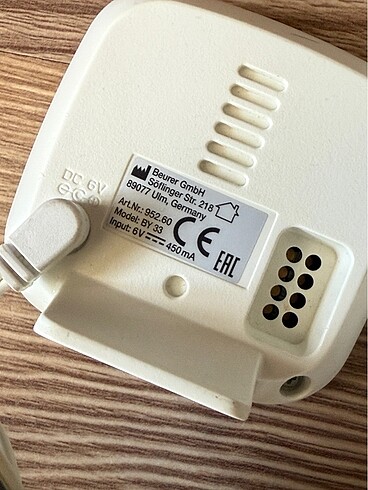 Beurer BY 33 Bebek Telsizi by33 çalışıyo - Görsel 4