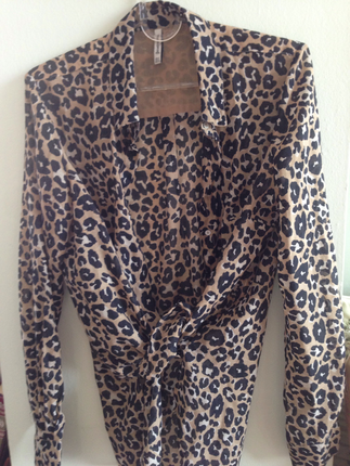 Stradivarius Leopar Gömlek