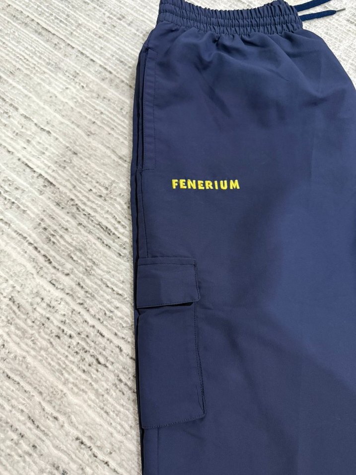 Fenerbahçe Mavi Nakışlı Rahat Outdoor Eşofman Altı - Görsel 3