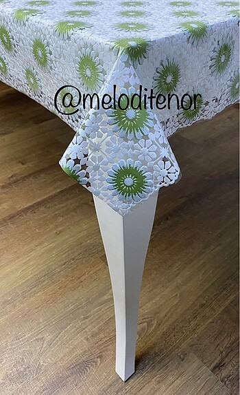 100*130 Silikonlu Şeffaf Lüks PVC Masa Örtüsü