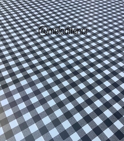 Diğer 100*140 Kareli Astarlı PVC Masa Örtüsü