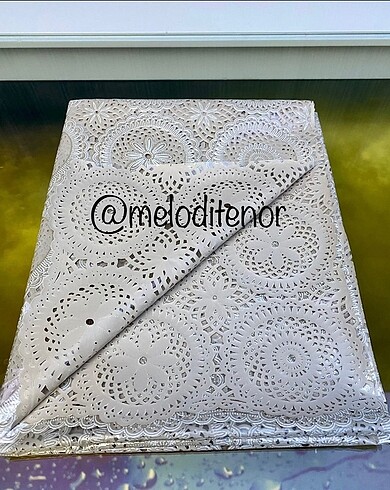 Beden 100*130 Şeffaf PVC Muşamba Masa Örtüsü