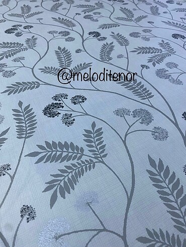Diğer 100*140 Astarlı PVC Muşamba Masa Örtüsü Gümüş