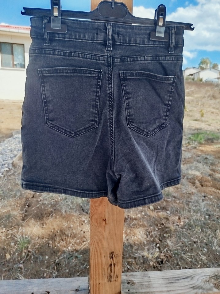 Penti Gri Kadın Kot Şort - Görsel 3