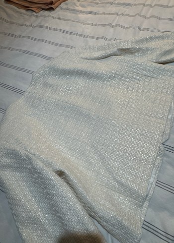 Beyaz tuvit ceket - Görsel 2