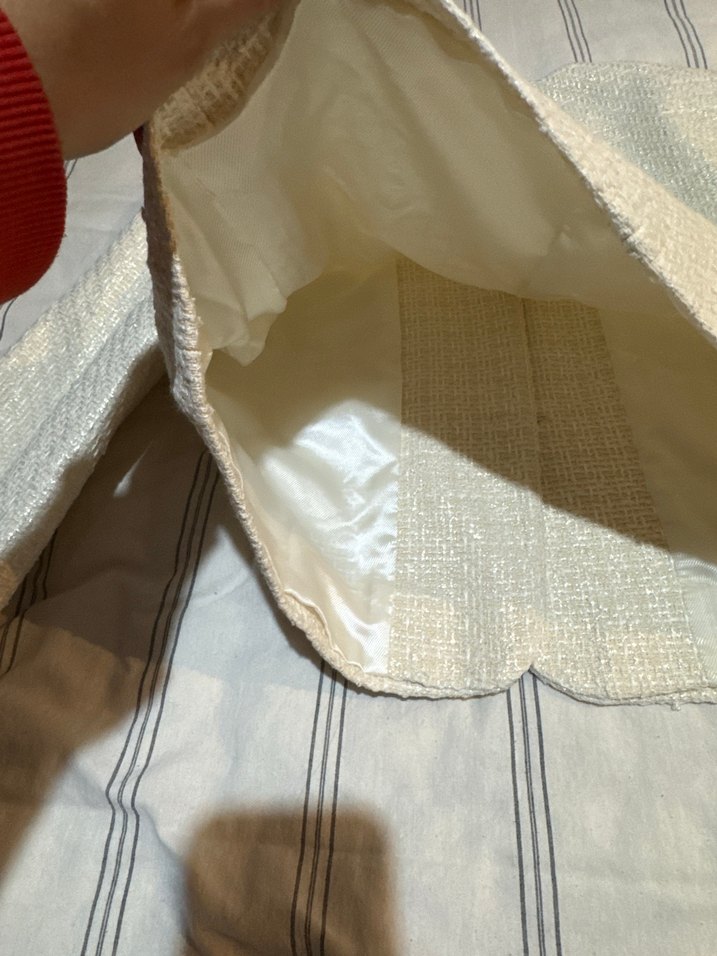 Beyaz tuvit ceket - Görsel 5