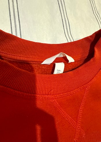 Kırmızı Paris Baskılı Kadın Sweatshirt - Görsel 3