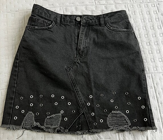 koton Jeans kadın etek yırtık