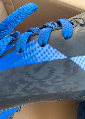 32 Beden mavi Renk Kinetix Erkek Mavi Futbol Ayakkabısı Velcro