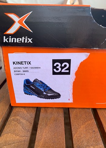 Kinetix Erkek Mavi Futbol Ayakkabısı Velcro