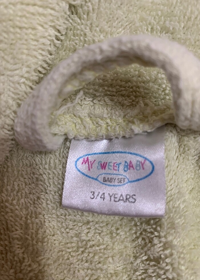 Çocuk Bornoz 3-4 yaş - Görsel 4