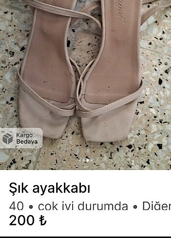 40 Beden Şık sandalet 