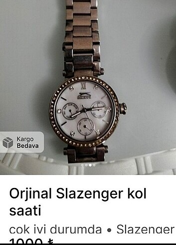 Slazenger kol saati 