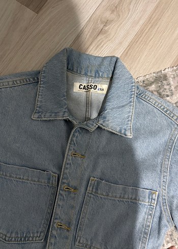 Mavi Denim Kısa Kollu Kadın Tulum - Görsel 2