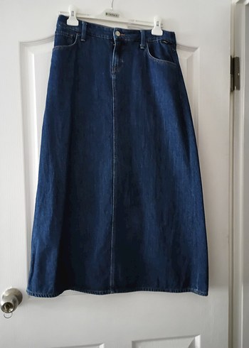 Lacivert Denim Salaş Etek M-L uyumludur