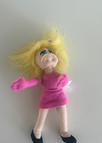 Pembe Kabarık Saçlı Peluş Bebek