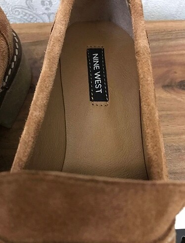 38 Beden camel Renk Ninewest kadın loafer ayakkabı