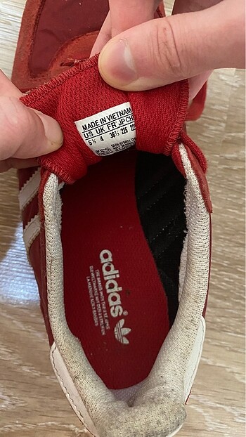 36 Beden Adidas ayakkabı