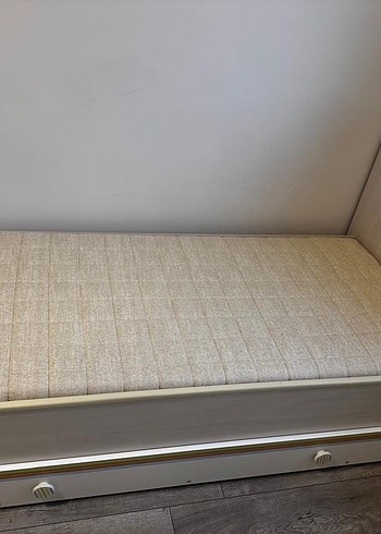 Çocuk Gardırop Beyaz ve Gri Desenli - Görsel 3